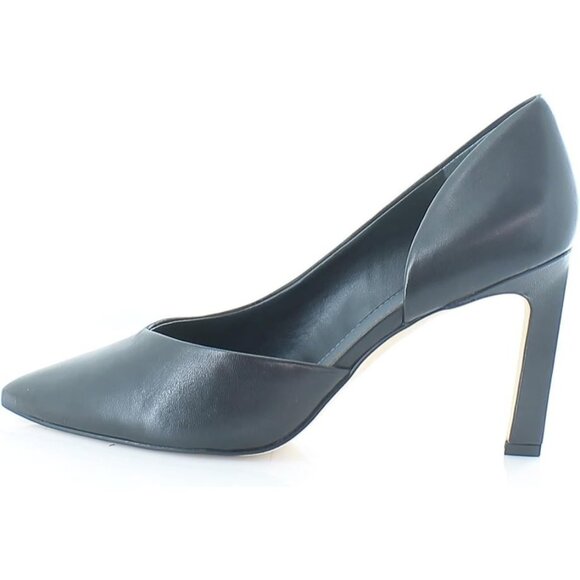 Franco Sarto Sarto Womens Sherry Pointed Toe D'Orsay Pump Black Leather 10 M NIB - Picture 6 of 7